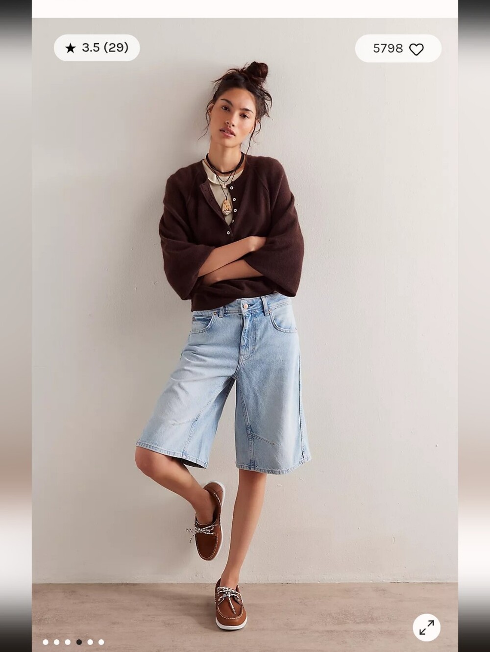 NWT We The Free Cruisin Wide Crop Shorts CURRENT ONLINE
